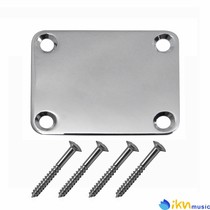 FLEOR Electric guitar reinforcement plate Electric bass neck connection plate Reinforcement plate with screw rear pad