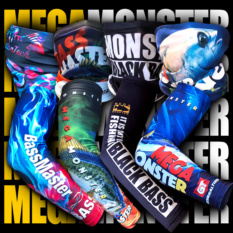 MONSTER Fishing Ice Silk Face Protection Scarf Headscarf Ice Sleeve Sleeve Outdoor Sunscreen Riding Luya Sea Fishing