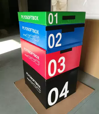 Combination jump box Four-level jump box Progressive jump box Gymnastics jump box Gym private teaching studio equipment