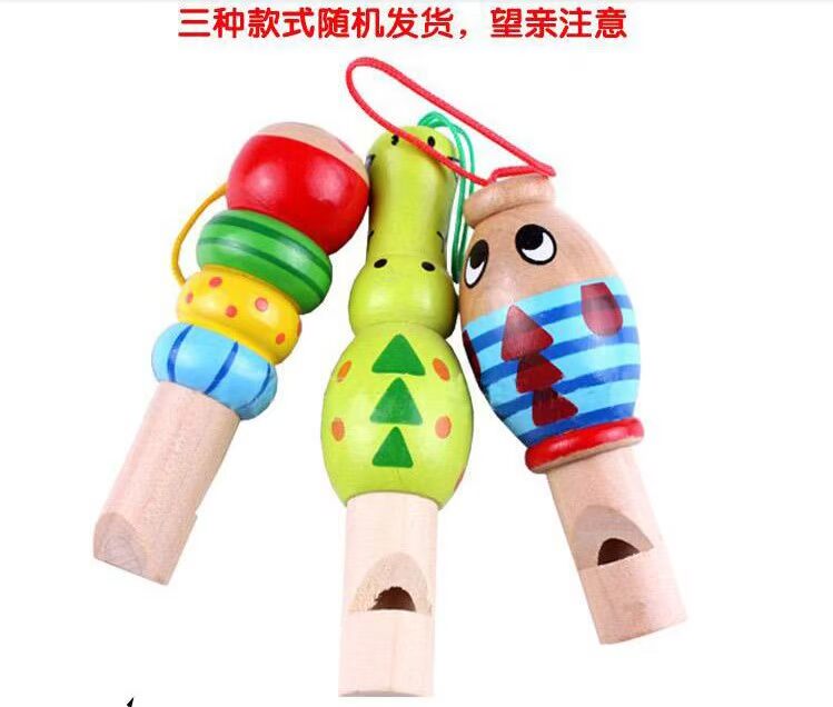 Dễ thương bằng gỗ phim hoạt hình động vật cướp biển nhỏ còi bé trai bé gái trẻ sơ sinh giáo dục sớm đồ chơi âm nhạc đàn organ đồ chơi cho bé