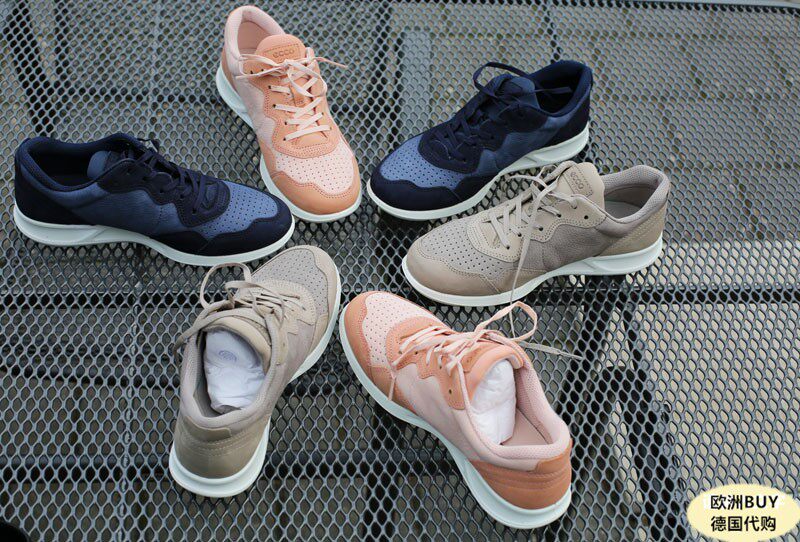 Love Step SOFT SOFT SERIES ECCO 283543 COMFORT AIR CUSHION GENUINE LEATHER CASUAL SNEAKER WOMEN SHOES