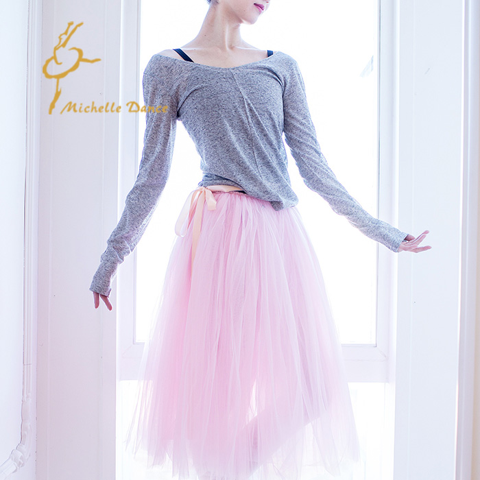 Michelle Dance Snowflake Cotton Knit Ballet Cold Air Jersey Teacher Clothing