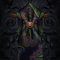  Mo Cui Persian black orchid Cashew pattern Retro Tie Mens formal business Korean casual fashion Silk gift Box