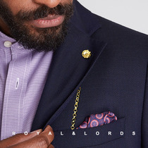  Emperor Jue Trace * Celtic * Original pure copper Lapel Chain Brooch Collar Chain Barge head chain Flower arrangement eye