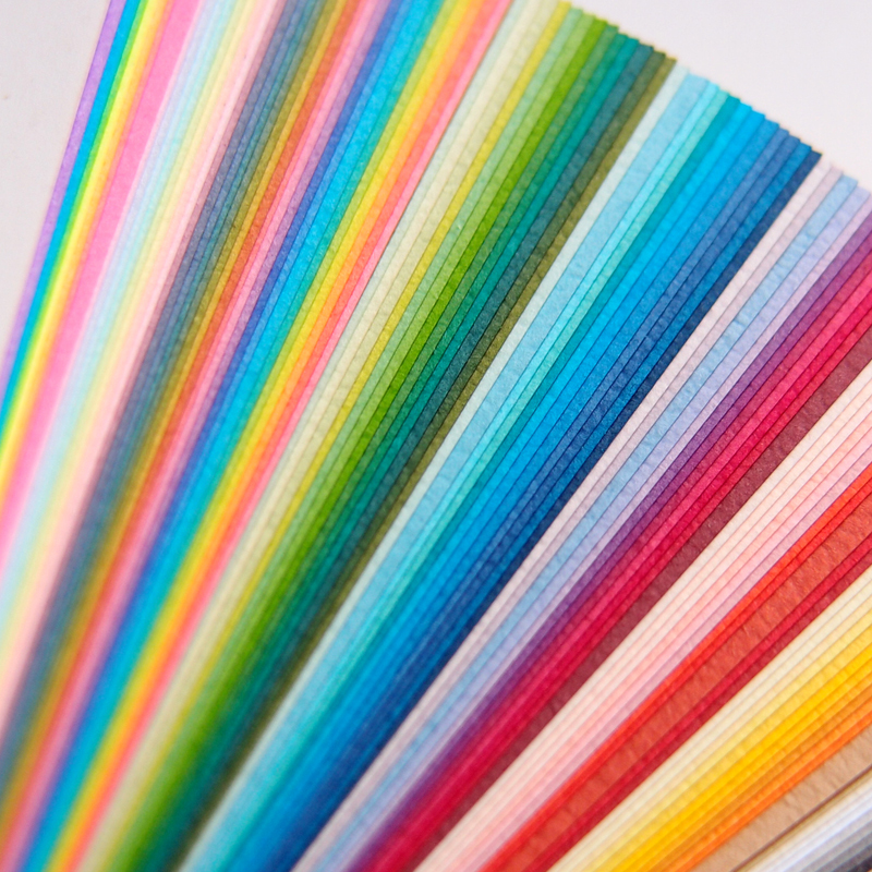 Dandy Paper/Japanese Thousand-Color Paper Tant Paper Art Journal Paper Carving Paper 116g Thin Type 8K16K108 Colors 
