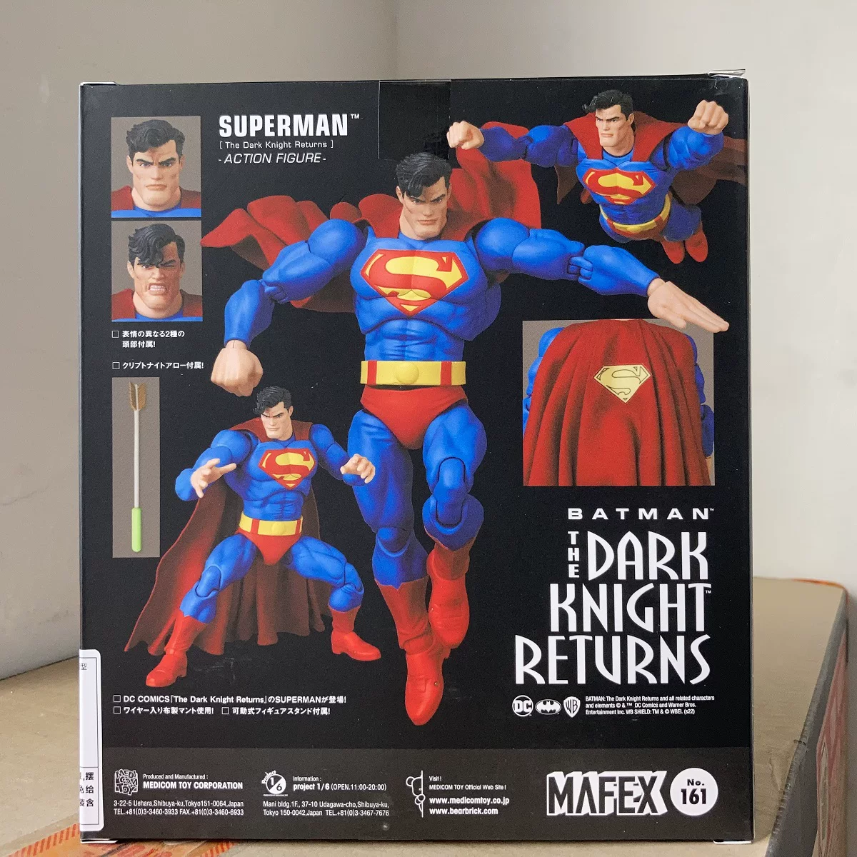 Хладнокровная DC Супермен 6-дюймовая подвижная кукла из коллекции MAFEX MEDICOM Темный рыцарь аниме принадлежности