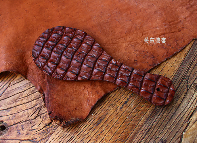 Double-sided hungry fish to teach whipped leather round pat SP hand clapping and teaching leather pat (required to be made) -Taobao