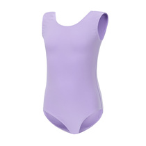 swiga Test dance clothes in the big children ballet body dress RAD purple sleeveless practice clothes summer girls