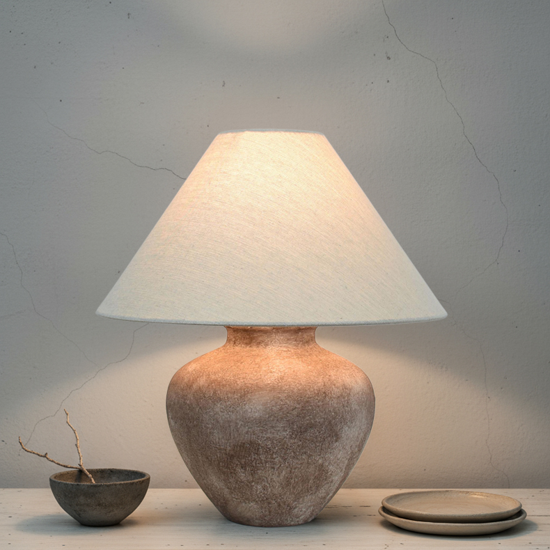 Retro Wabi-Sabi Style Ceramic Jar Table Lamp B&B Hotel Lighting Japanese Designer Living Room Bedroom Bedside Lamp Retro Wabi-Sabi Style Ceramic Jar Table Lamp B&B Hotel Lighting Japanese Designer Living Room Bedroom Bedside Lamp