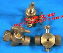 Heavy M14X1 5M20X1 5 copper tee pressure gauge cock straight through pressure gauge switch internal silk cock valve