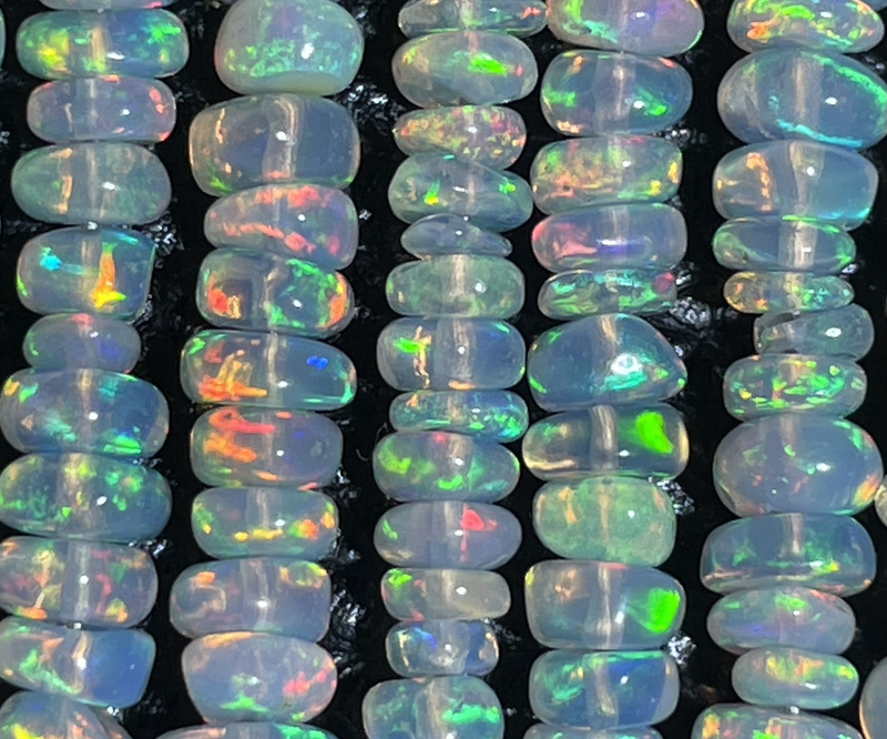Full Fire Color-Changing Opal Abacus Chain, Opal Loose Beads, Whole Australian Opal Necklace, Bracelet, DIY Materials, High-Quality Goods, Special Offer Full Fire Color-Changing Opal Abacus Chain, Opal Loose Beads, Whole Australian Opal Necklace, Bracelet, DIY Materials, High-Quality Goods, Special Offer