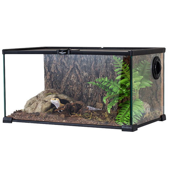 New style reptizoo glass crawling cylinder lizard gecko snake hermit crab tortoise crawling pet reptile horned frog breeding box