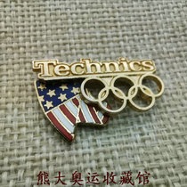 Winter Olympics skating US Olympic Committee sponsor Panasonic vinyl record player Odi office badge