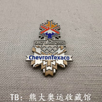 Winter Olympics Merrill Lynch badge Your Winter Olympics ticket-Smith-Ticks American Hockey Association badge