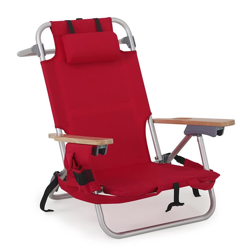 Custom Portable Backpack Beach Chair Wholesale Outdoor Aluminum Folding