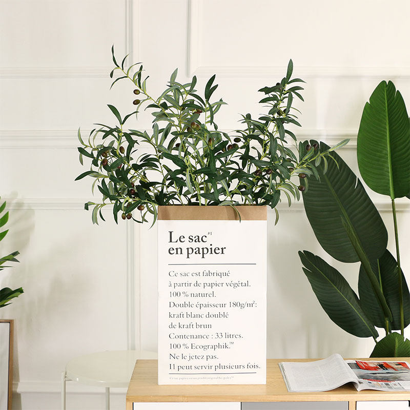 Nordic Style Ins Paper Bags Yugali Suit Juan Flower Simulation Flowers Fake Flowers Living-room Floral Swing Piece Decoration Furnishing