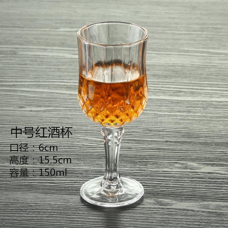 Dày đặc không chì kim cương châu Âu thủy tinh rượu vang đỏ ly rượu vang ly rượu vang ly rượu sâm banh thủy tinh - Rượu vang các loại ly uống rượu