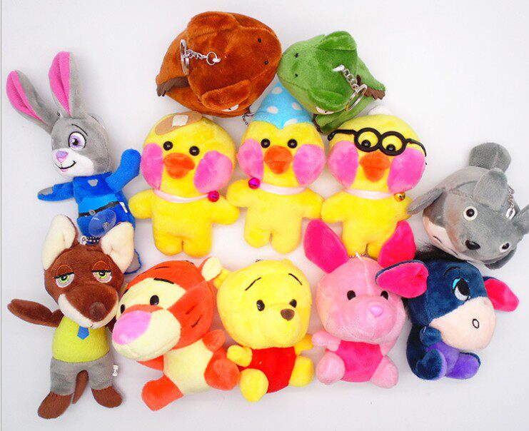 Wedding doll Cute plush toy bag small pendant Small doll doll company activity throw keychain