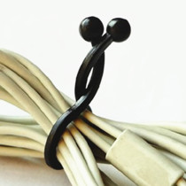 Japan KM large cable manager winding hub wire network cable fixing clip Finishing storage card 20 clamp cable