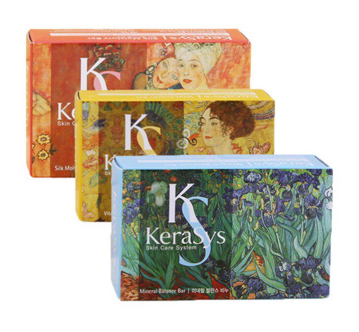 Korea KS women's natural perfume soap lasting fragrance body bath soap facial soap cleansing moisturizing mild soap