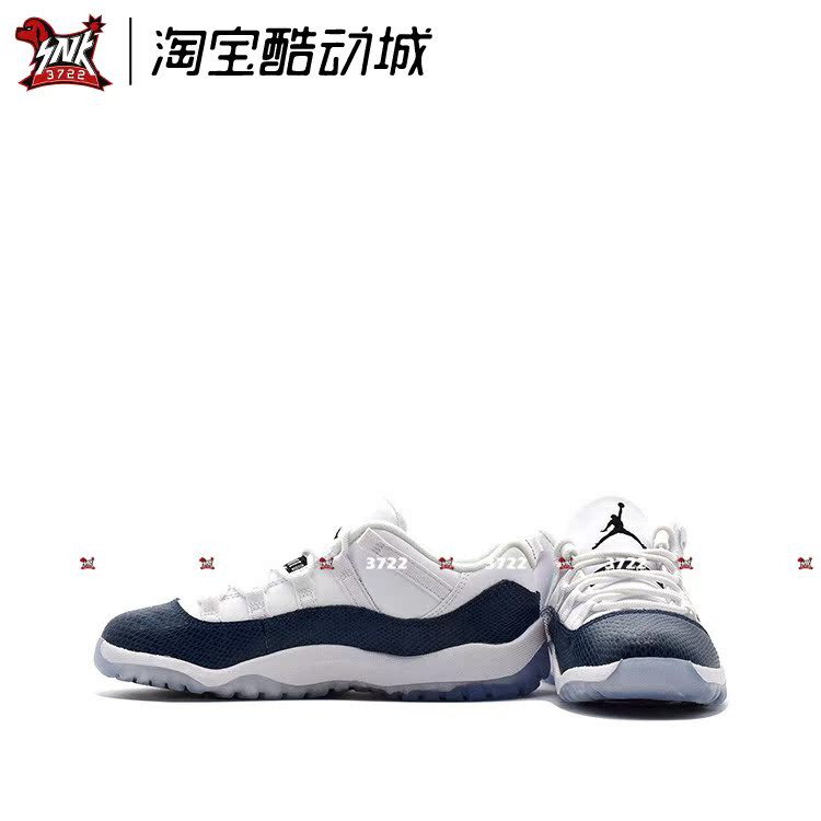 [SNK3722] AIR JORDAN 11 RETRO Giày rắn màu xanh thấp CD6848-102 - Giày dép trẻ em / Giầy trẻ giày bé trai