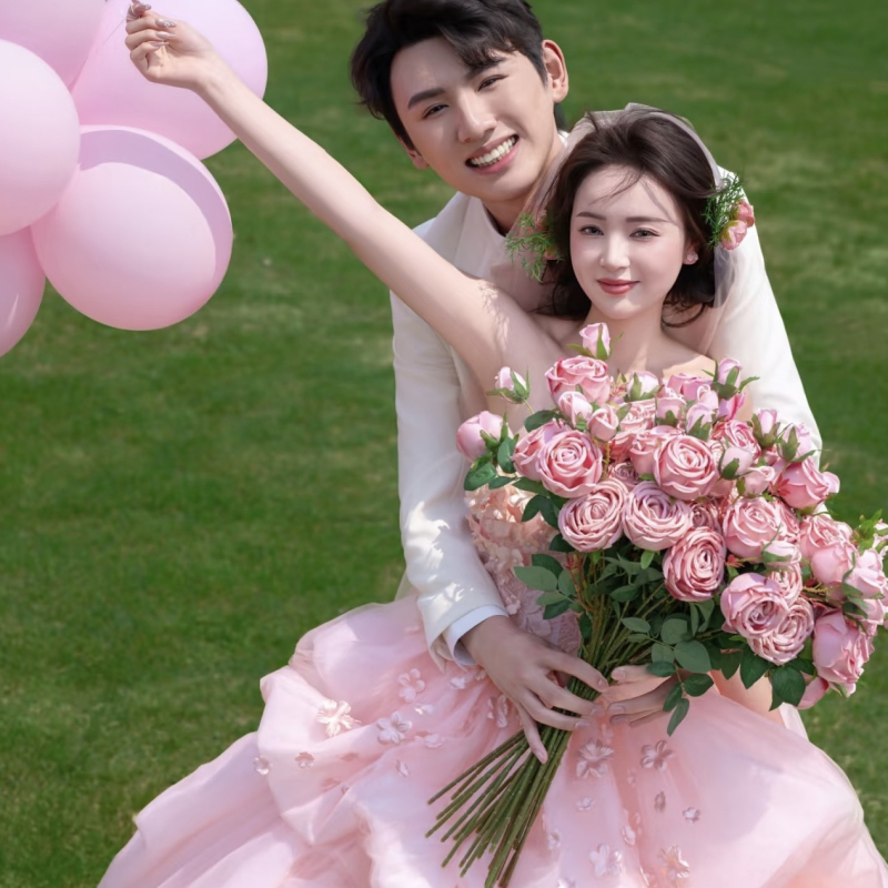 Forest-Style Travel Photography Wedding Photography Props Outdoor Korean-Style Photo Studio Photography Large Bouquet of Pink Roses Vintage Artificial Hand-Held Flowers Forest-Style Travel Photography Wedding Photography Props Outdoor Korean-Style Photo Studio Photography Large Bouquet of Pink Roses Vintage Artificial Hand-Held Flowers