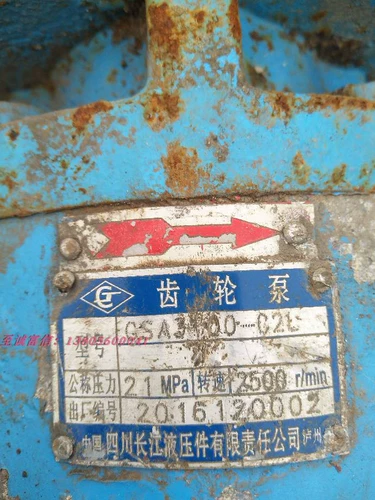 Пользователь: Sichuan Luzhou Yangtze River Hydraulic Gear Sump Sump CSA3100-C21 Гидравлический насос