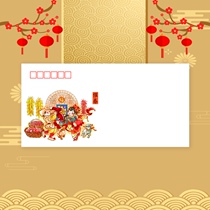 2 Spring China Spring Festival thickens DL fine art seal high quality envelope