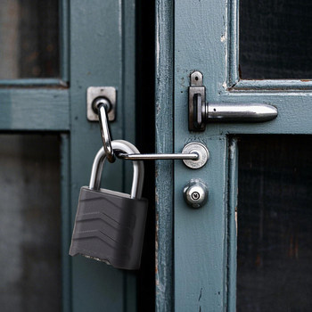 Password Padlock, Old-Fashioned Metal Warehouse, Student Dormitory Door, Locker, Boarding School, High School, Outdoor Lock, Large Padlock