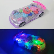 Children Toy Car Gear Electric Sports Car Racing Car Racing Glowing With Music Baby Boy New Year Gifts
