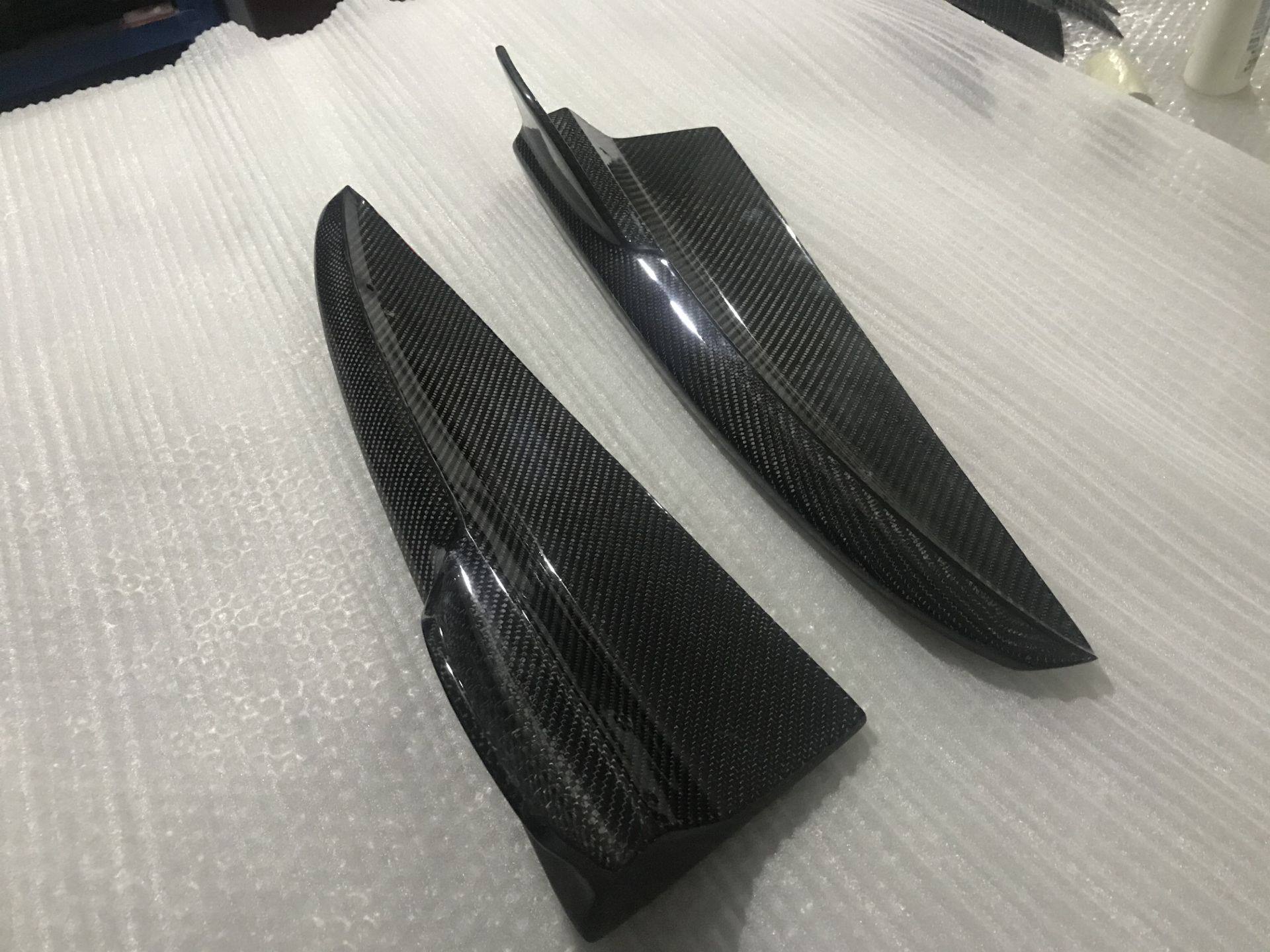 Benz C class W205 4 doors C63 retrofit FD Carbon Fiber Rear Wrap Angle Wind Knife Sports rear lip-Taobao