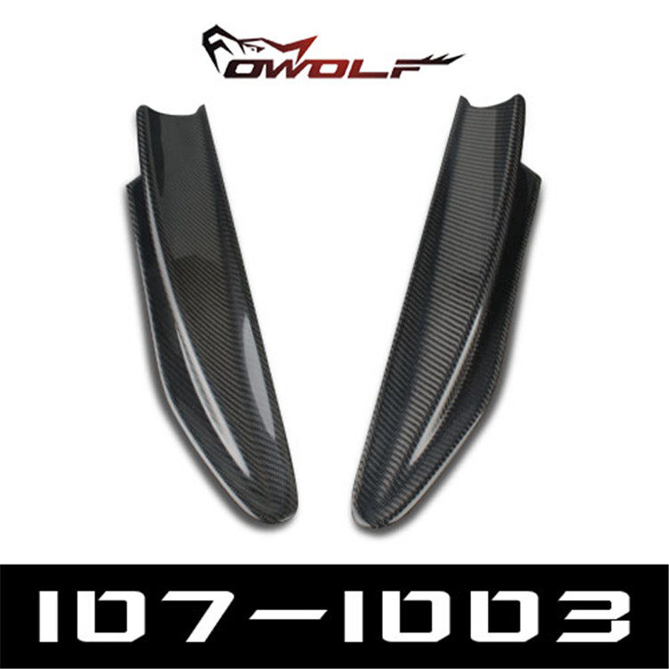 Suitable for ToyotaGT86 Subaru BRZ carbon fiber fender air knife TRD fender spoiler