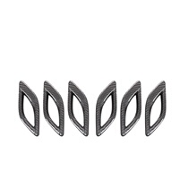 Suitable for Maserati President modified carbon fiber fender side vents Lati President cooling side vents