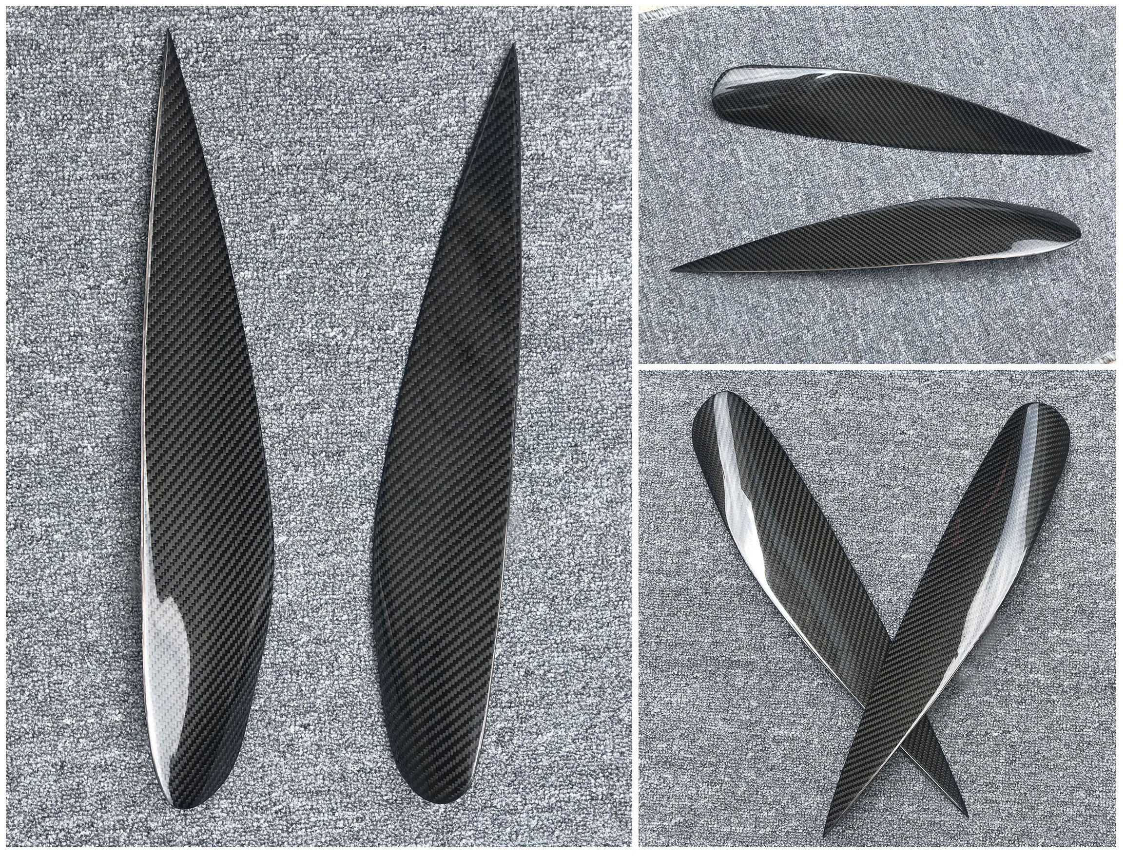 Mitsubishi Lanser Carbon Fiber Modified Lamp Eyebrow 1 Pair Lancer Lamp Eyebrow 2004-2006 Model