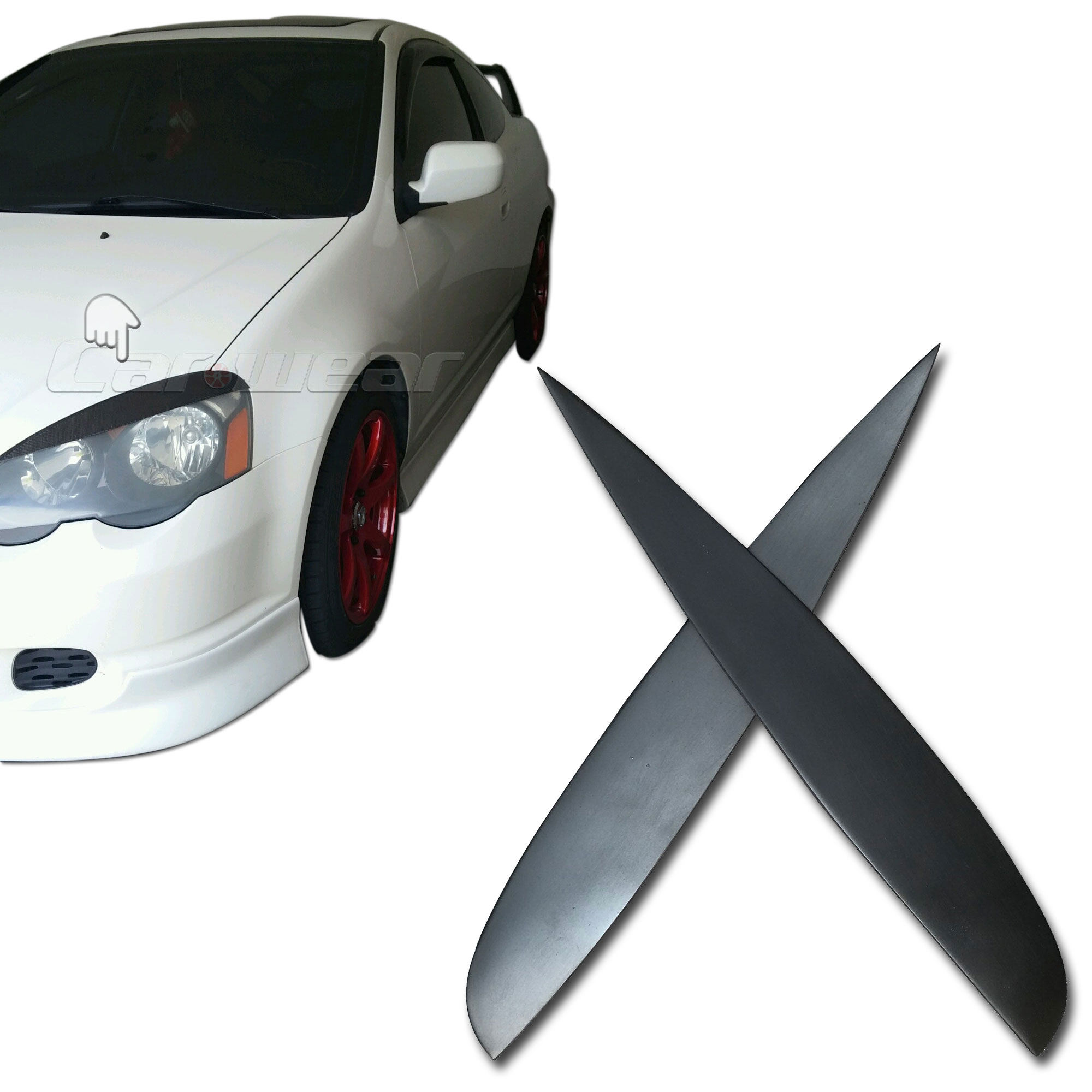 Song Acura RSX DC5 resin light eyebrow FRP light eyebrow pair of mounted sticker 3M glue-Taobao