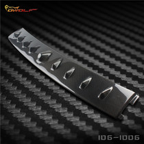 03-07 Mitsubishi EVO7-9 shark model carbon fiber top wing rear window top wing fixed wind tail non-perforated