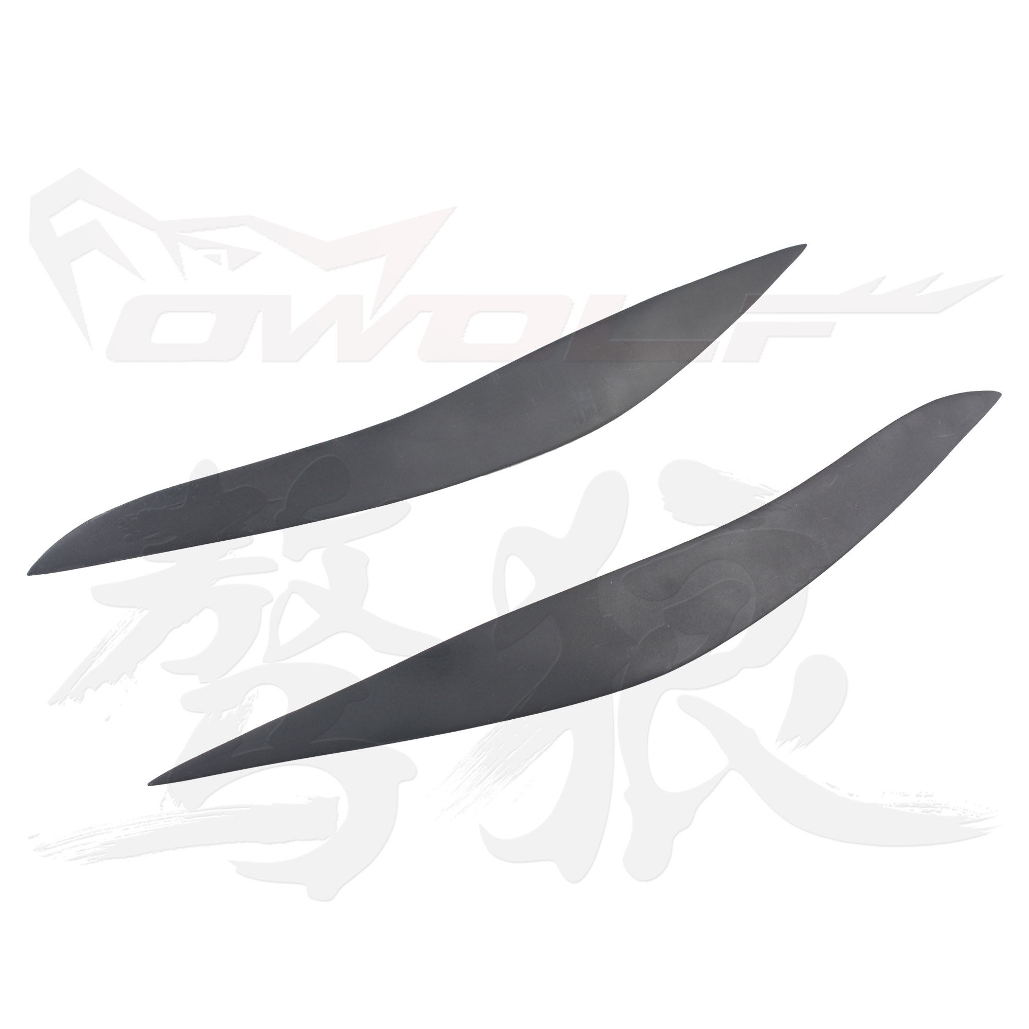 BMW BMW F10 resin eyebrow FRP eyebrow pair headlight patch 3M glue on the back