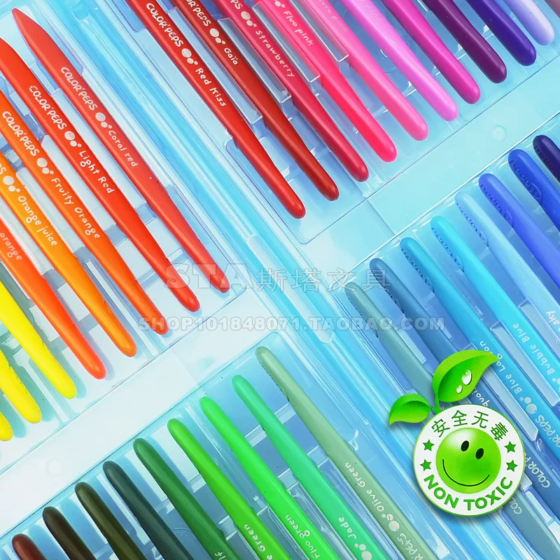 Бесплатная доставка ☆ Maped Maparda Triangle Easy Handle Hand Plastic Box 36 48 Пластилиновый карандаш