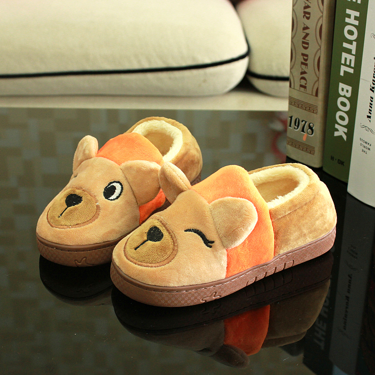 Chaussons enfants en suède pour hiver - semelle tendon - Ref 1006247 Image 16