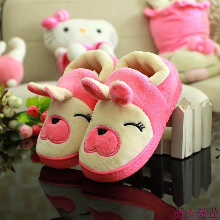 Pantoufles enfants en suède pour hiver - semelle caoutchouc - Ref 1032380 Image 22