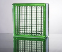 Crystal Hwa Glass Brick Glass Partition Glass Xuanguan Green Parallel Veins Wonderful listing