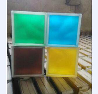Crystal Hwa Glass Brick Lemon Yellow Inner Color Frosted Glass Xuanguan Crown Quality Quantity Great From Superior