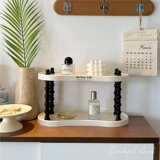 Брендовая настольная система хранения, аромотерапия, косметические духи, кремовый держатель для стакана, простой и элегантный дизайн, легкий роскошный стиль