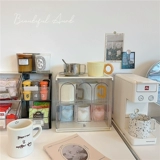 Настольный чай в пакетиках, коробка для хранения, кофейная капсула, система хранения, прозрачный держатель для стакана