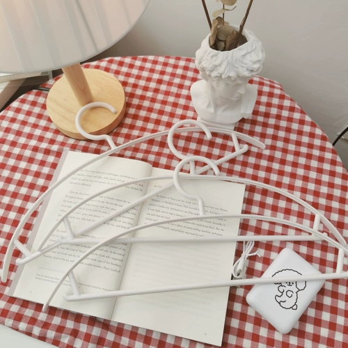 Брендовая белая вешалка, пластиковые простые штаны для домашнего использования