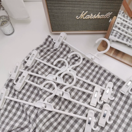 Брендовая белая вешалка, пластиковые простые штаны для домашнего использования