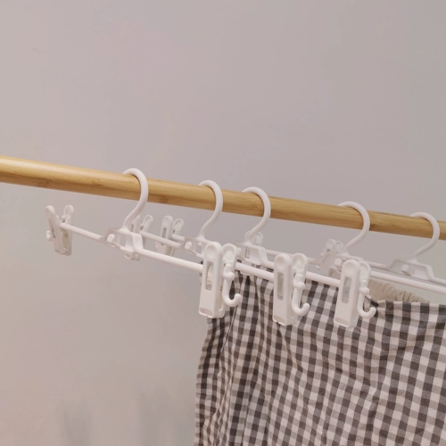 Брендовая белая вешалка, пластиковые простые штаны для домашнего использования