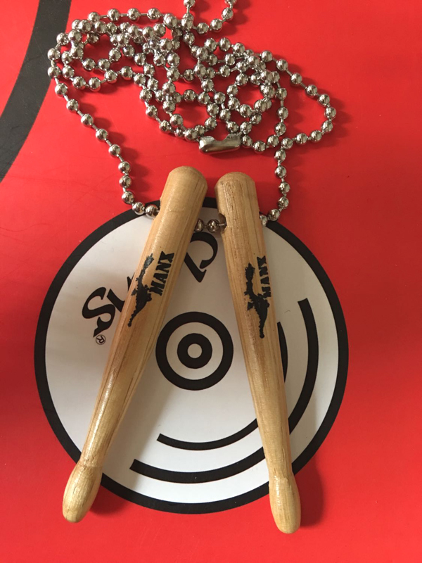 Popularity Rack Daughter Drum Stick Necklace Drumstick Pendant Drum Hammer Necklace Mini Drum Stick Necklace