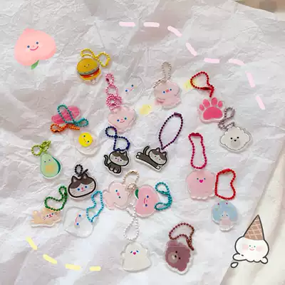 Korea cute key food series pendant headset hanging Korean Ins cartoon airpods pendant
