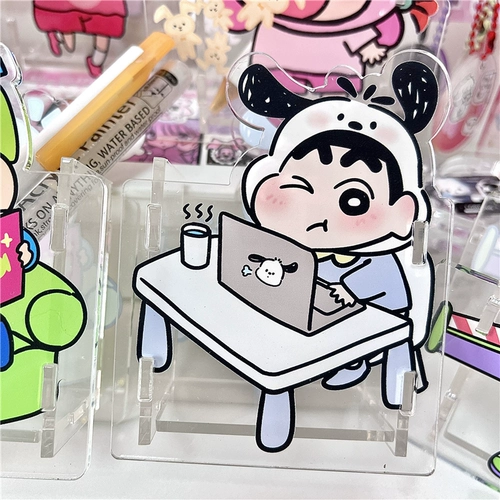 Милый акриловый держатель для ручек, милая система хранения для школьников